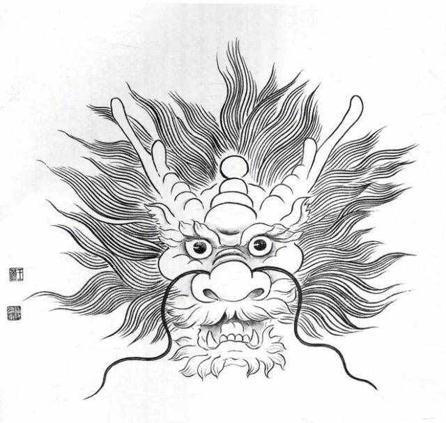 白描龍譜的畫法素材，搞創(chuàng)作，設(shè)計(jì)都用的到