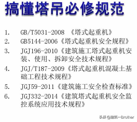 國產塔吊適用型號參數表