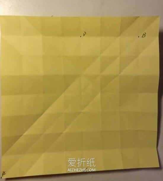 如何折紙玫瑰花的折法詳細過程圖- www.aizhezhi.com