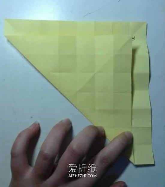 如何折紙玫瑰花的折法詳細過程圖- www.aizhezhi.com