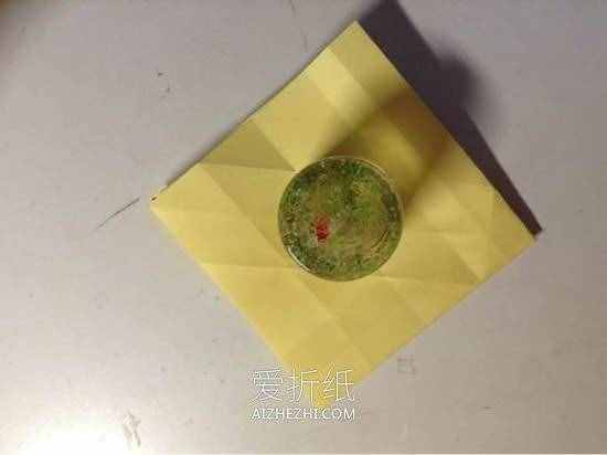 如何折紙玫瑰花的折法詳細過程圖- www.aizhezhi.com