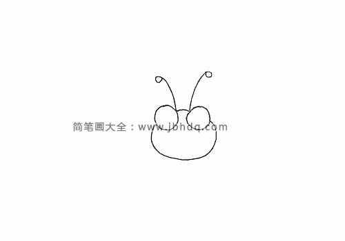 畫毛毛蟲的觸須
