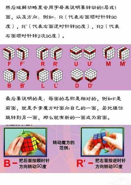 實(shí)力圖解，教你七步還原魔方！愛玩魔方的小伙伴來收了吧！