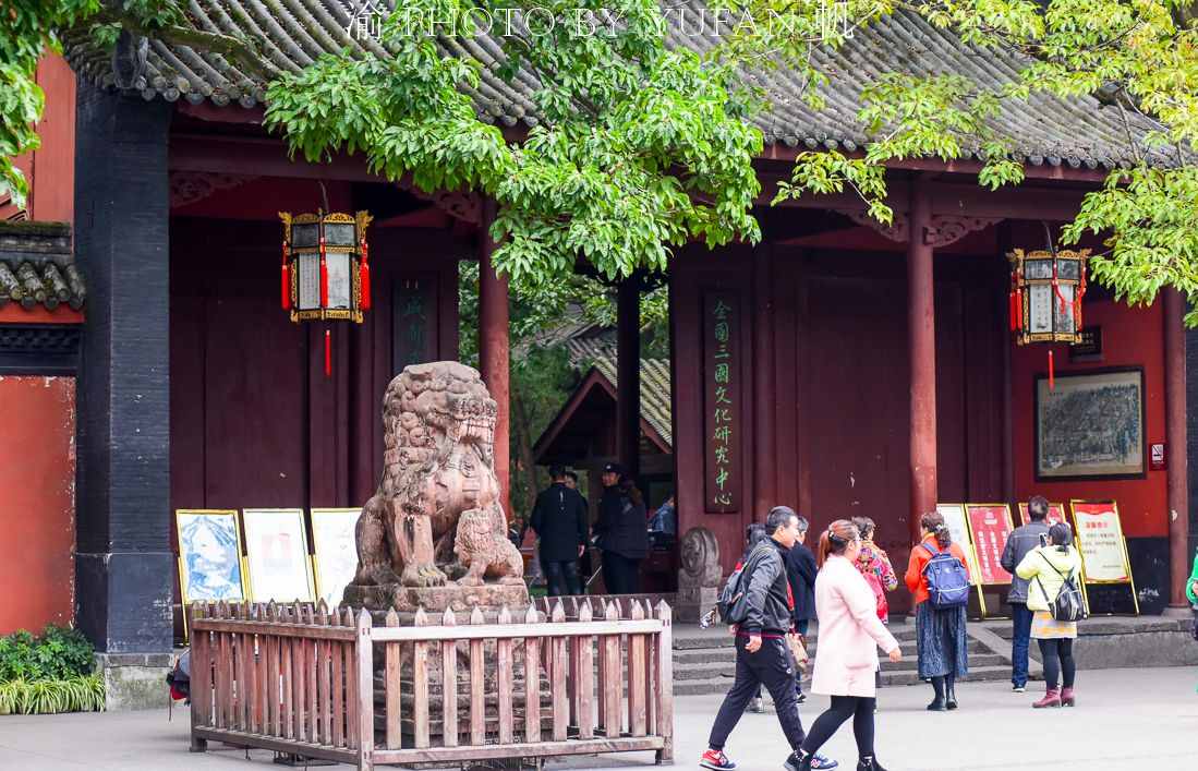 三國圣地成都武侯祠，中國唯一的君臣合祀祠廟，已有1700多年歷史