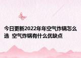 今日更新2022年年空氣炸鍋怎么選  空氣炸鍋有什么優(yōu)缺點