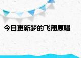 今日更新夢的飛翔原唱