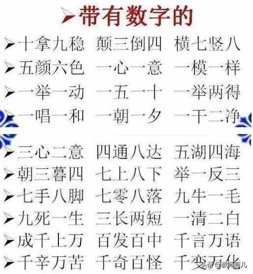 ABB+AABB+ABCC式詞語大全，替孩子打印下來，再不怕寫作詞窮！