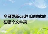 今日更新cad打印樣式放在哪個(gè)文件夾