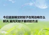 今日更新睡覺時蚊子在耳邊響怎么解決,室內(nèi)滅蚊子最好的方法