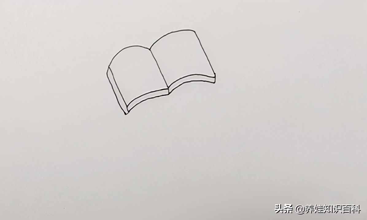 書本怎么畫？一起來看看可愛的簡筆畫書本怎么畫吧，3歲孩子也會