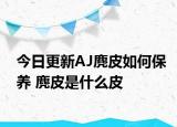 今日更新AJ麂皮如何保養(yǎng) 麂皮是什么皮