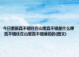 今日更新真不錯住在山里真不錯是什么梗 真不錯住在山里真不錯誰拍的(圖文)