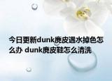 今日更新dunk麂皮遇水掉色怎么辦 dunk麂皮鞋怎么清洗