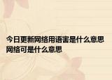 今日更新網(wǎng)絡(luò)用語害是什么意思 網(wǎng)絡(luò)可是什么意思