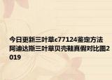 今日更新三葉草c77124鑒定方法 阿迪達斯三葉草貝殼鞋真假對比圖2019