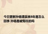 今日更新孫楊遭禁賽8年是怎么回事 孫楊是被冤枉的嗎