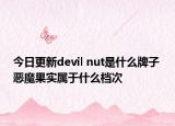 今日更新devil nut是什么牌子 惡魔果實屬于什么檔次
