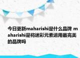 今日更新maharishi是什么品牌 maharishi是將迷彩元素運用最完美的品牌嗎