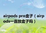 airpods pro盒子（airpods一直放盒子嗎）