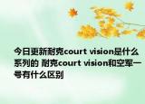 今日更新耐克court vision是什么系列的 耐克court vision和空軍一號有什么區(qū)別