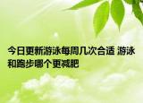 今日更新游泳每周幾次合適 游泳和跑步哪個(gè)更減肥