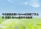 今日更新態(tài)極1.0plus白藍(lán)臟了怎么辦 態(tài)極1.0plus清洗方法推薦