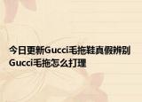 今日更新Gucci毛拖鞋真假辨別 Gucci毛拖怎么打理