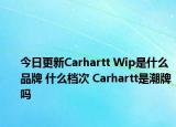 今日更新Carhartt Wip是什么品牌 什么檔次 Carhartt是潮牌嗎