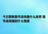 今日更新詹韋連線是什么意思 詹韋連線強到什么程度