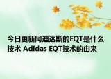 今日更新阿迪達斯的EQT是什么技術(shù) Adidas EQT技術(shù)的由來