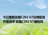 今日更新安踏C202 GT白綠配色開箱測評 安踏C202 GT偏碼嗎
