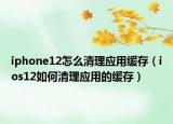 iphone12怎么清理應用緩存（ios12如何清理應用的緩存）