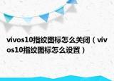 vivos10指紋圖標(biāo)怎么關(guān)閉（vivos10指紋圖標(biāo)怎么設(shè)置）