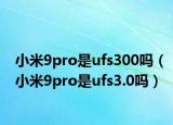 小米9pro是ufs300嗎（小米9pro是ufs3.0嗎）