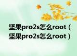 堅(jiān)果pro2s怎么root（堅(jiān)果pro2s怎么root）