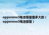 opporeno5電池容量是多大的（opporeno5電池容量）