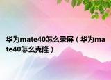 華為mate40怎么錄屏（華為mate40怎么克?。? /></span></a>
                        <h2><a href=
