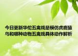 今日更新華佗五禽戲是模仿虎鹿猿鳥和哪種動物五禽戲具體動作解析