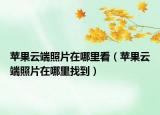 蘋果云端照片在哪里看（蘋果云端照片在哪里找到）