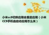 小米cc9切換應(yīng)用會(huì)重啟應(yīng)用（小米CC9手機(jī)自啟動(dòng)應(yīng)用怎么關(guān)）