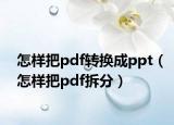 怎樣把pdf轉(zhuǎn)換成ppt（怎樣把pdf拆分）