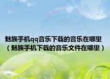魅族手機(jī)qq音樂(lè)下載的音樂(lè)在哪里（魅族手機(jī)下載的音樂(lè)文件在哪里）