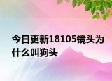 今日更新18105鏡頭為什么叫狗頭