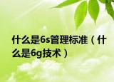 什么是6s管理標(biāo)準(zhǔn)（什么是6g技術(shù)）