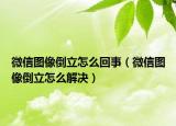 微信圖像倒立怎么回事（微信圖像倒立怎么解決）