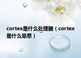 cortex是什么處理器（cortex是什么意思）
