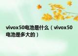 vivox50電池是什么（vivox50電池是多大的）