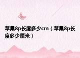 蘋果8p長度多少cm（蘋果8p長度多少厘米）
