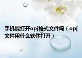 手機(jī)能打開opj格式文件嗎（opj文件用什么軟件打開）