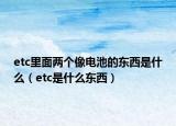 etc里面兩個像電池的東西是什么（etc是什么東西）
